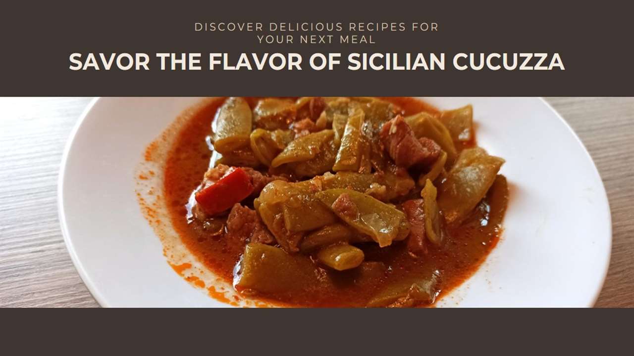 Sicilian Cucuzza Recipes